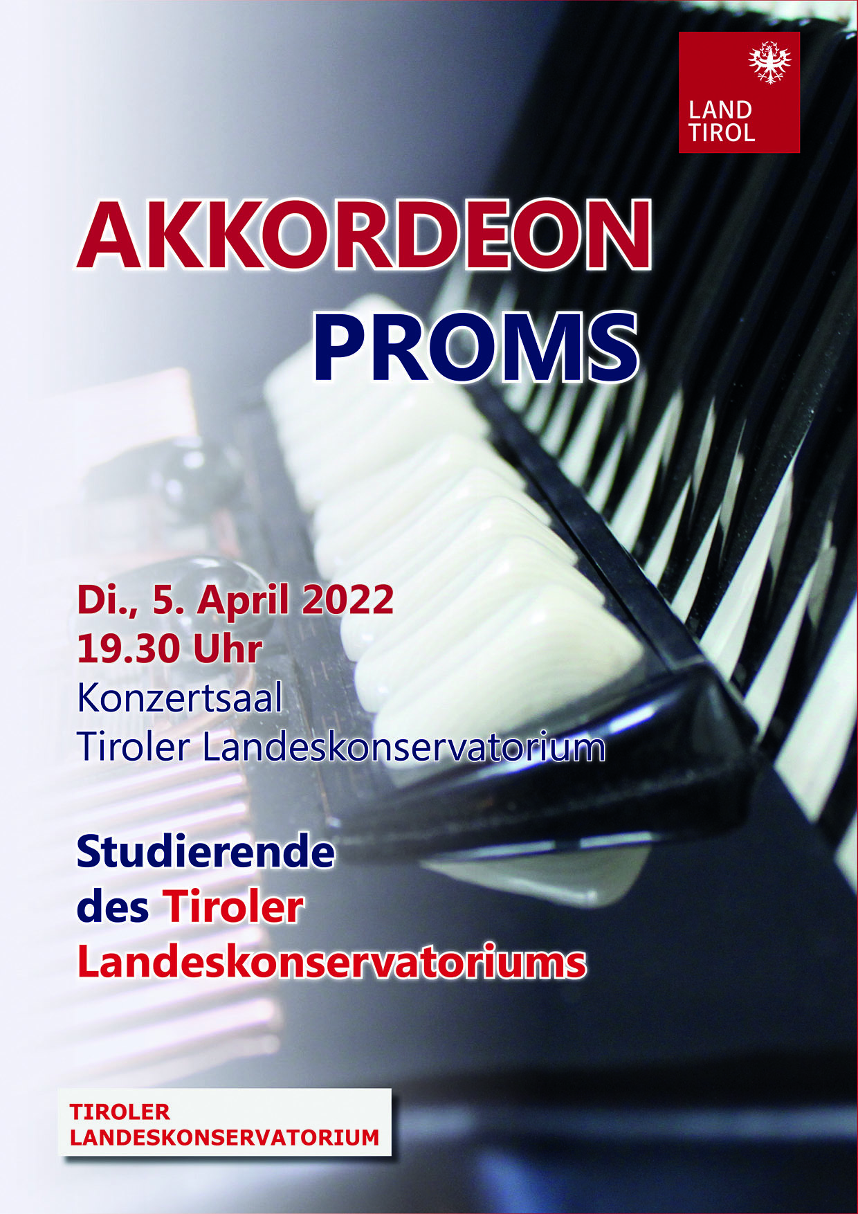 Plakat Akkordeon Proms